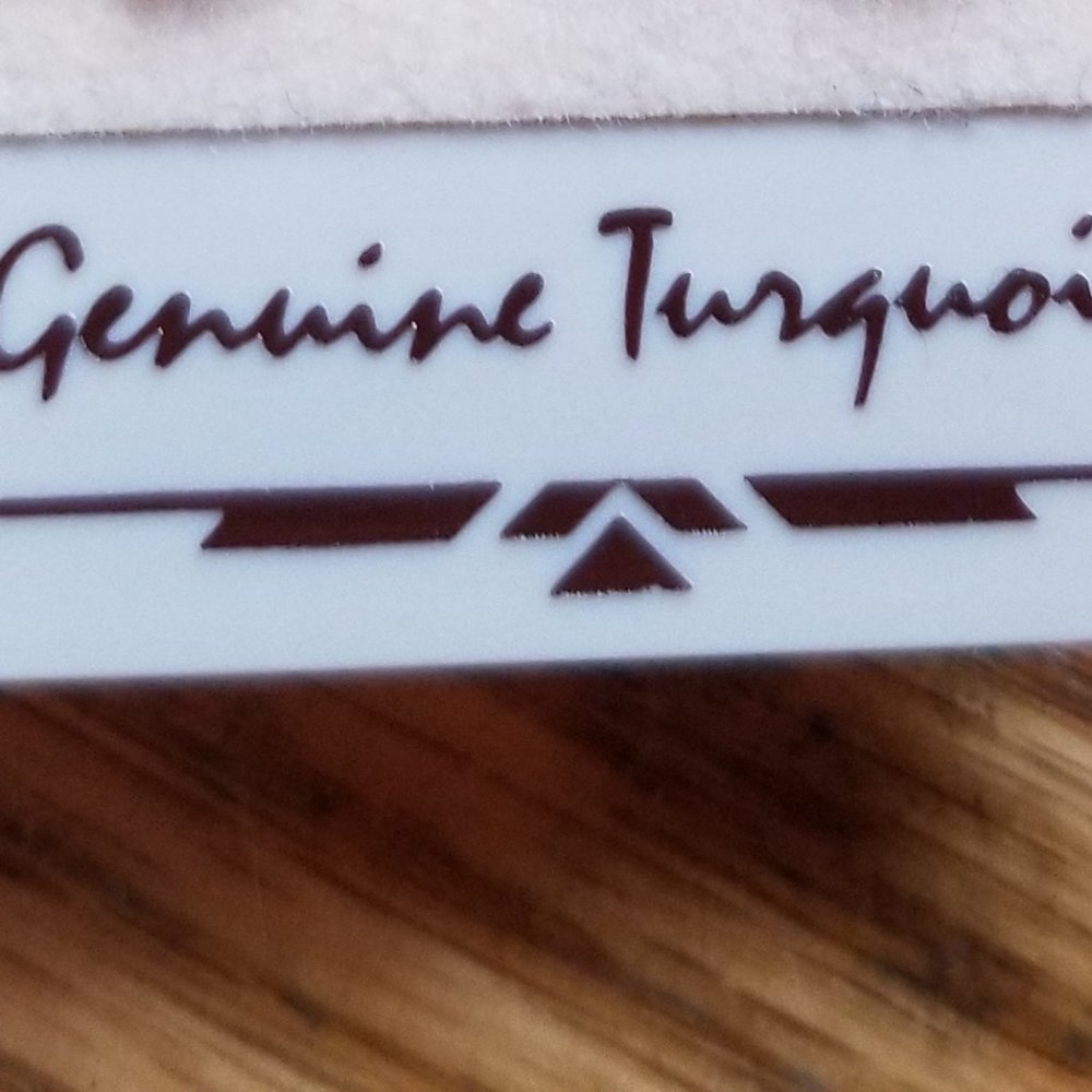 Vintage Silver Eagle Turquoise Ring - image 7